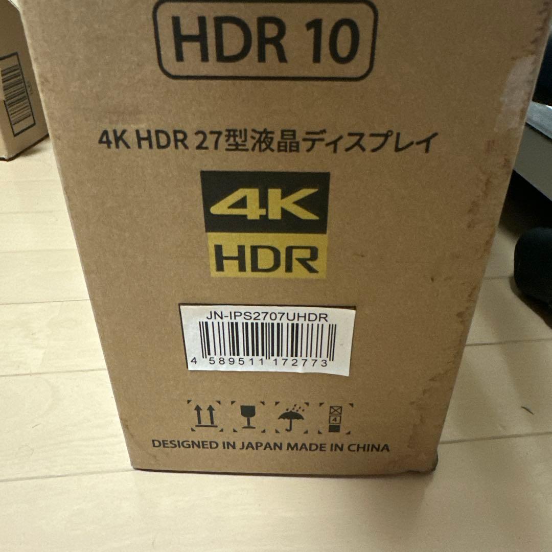2023/12 JAPANNEXT 4k HDR 27型液晶ディスプレイ