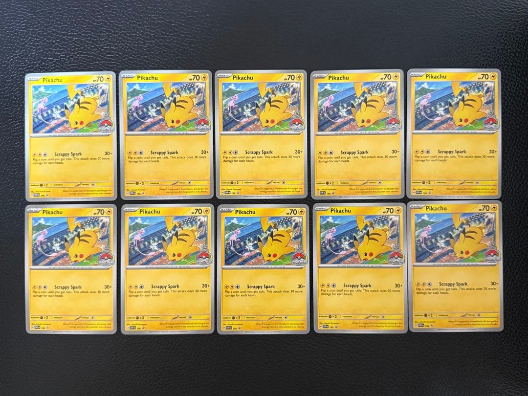 10枚セット　WCS2024 プロモ　ピカチュウ　英語版