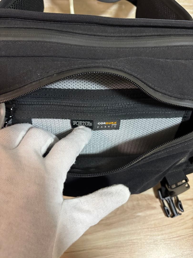 ポーター　クランカーズ　ボディバッグ　ウエストバッグ　ブラック　黒