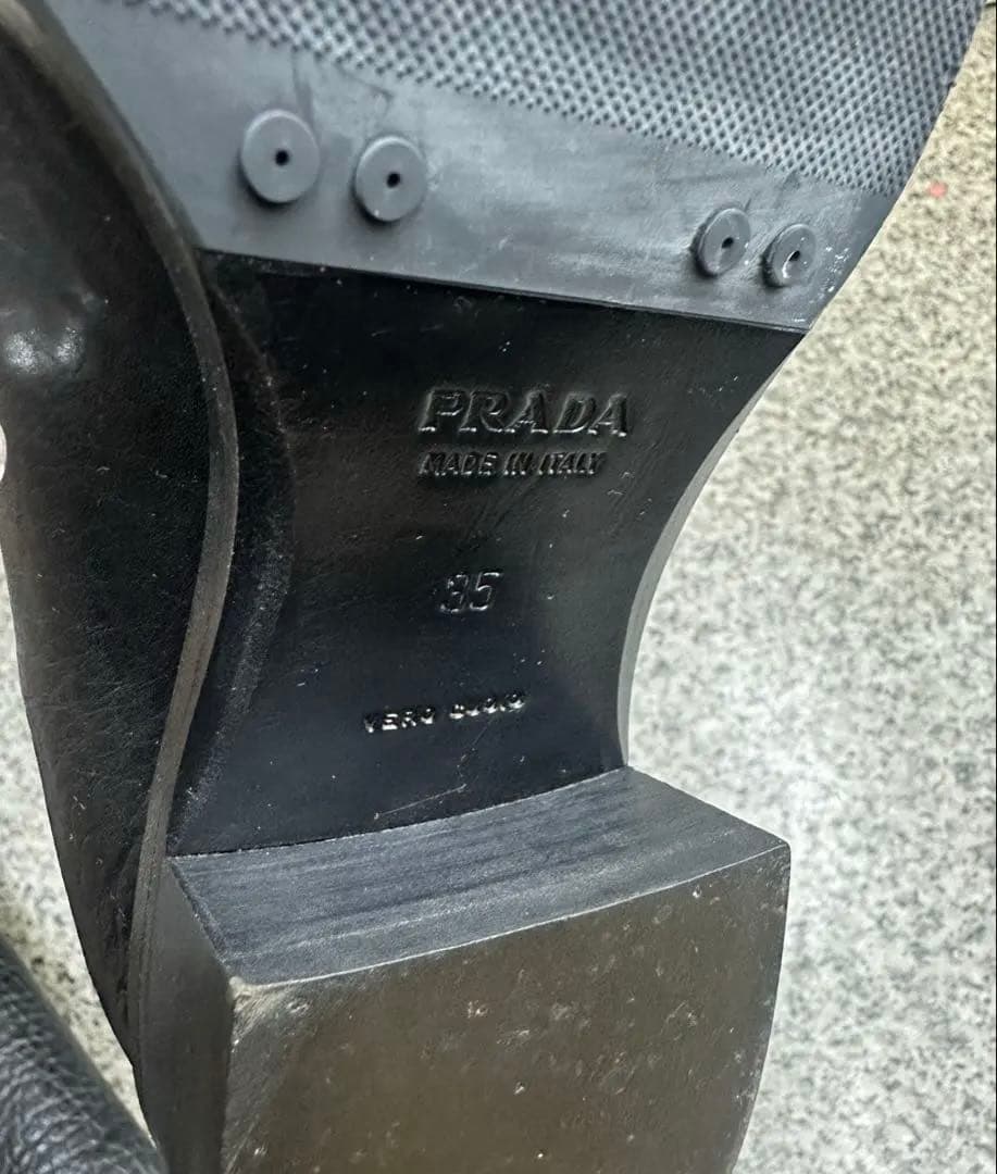 PRADA プラダ　ブーツ　ブラック　サイズ 35（約22.5cm）