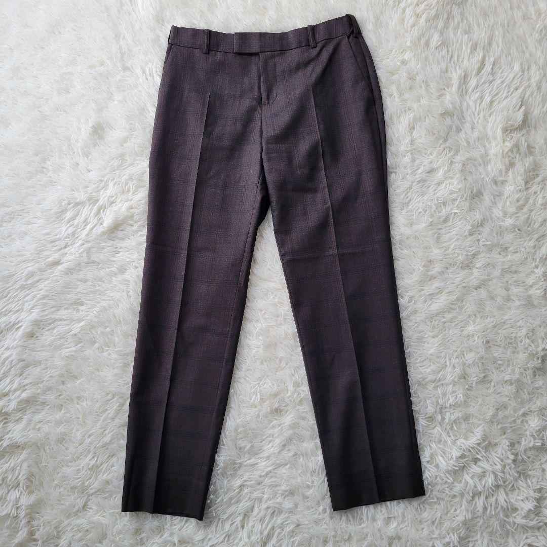 エヌラインプレシャス☆スーツ 3点セット ブラウン チェック 11号 近年モデル