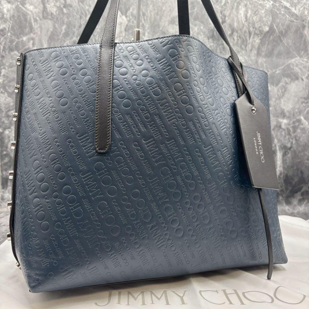 grem-t ✨ジミーチュウ　トートバッグ　バイカラー　スタッズ