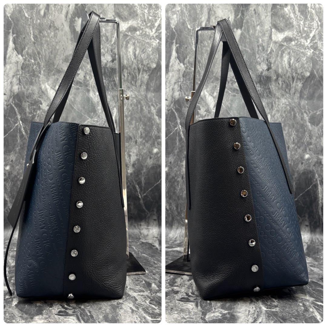 grem-t ✨ジミーチュウ　トートバッグ　バイカラー　スタッズ