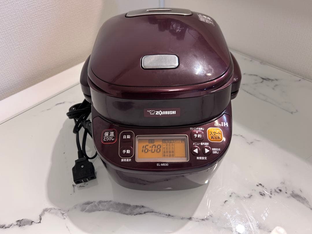 象印 EL-MB30 電気圧力鍋 自動圧力IH ZOJIRUSHI
