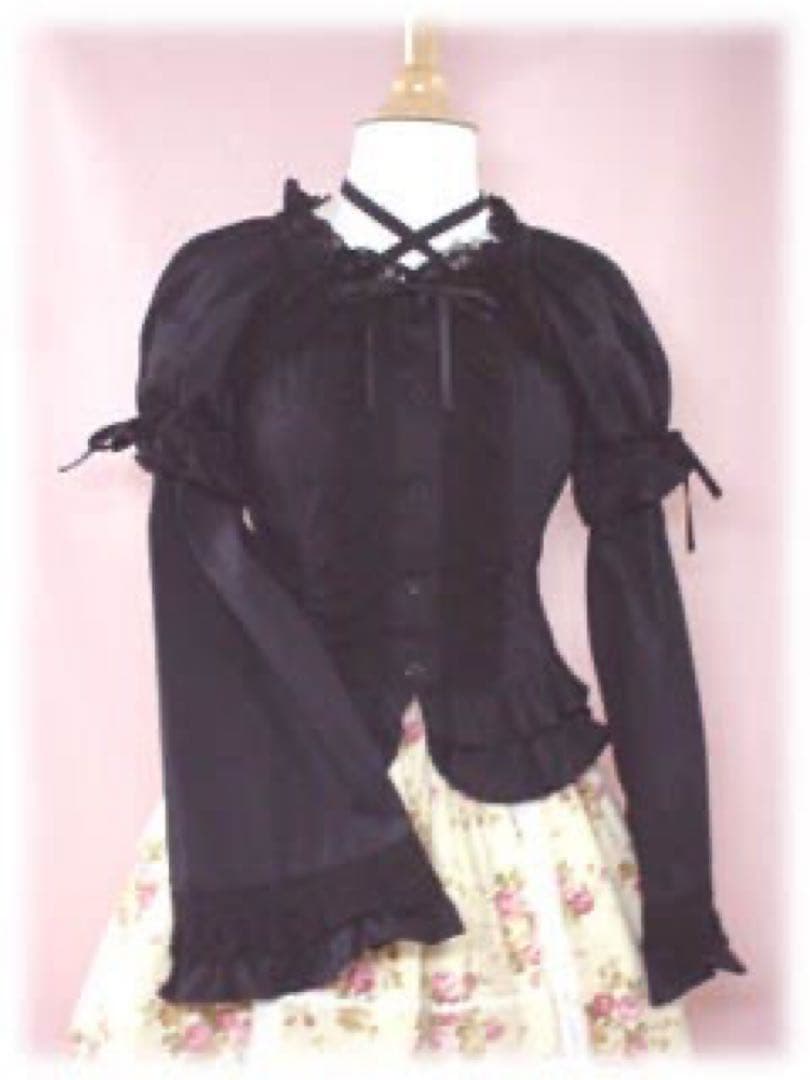 m*︎様 2002年 姫袖後ろシャーリングブラウス