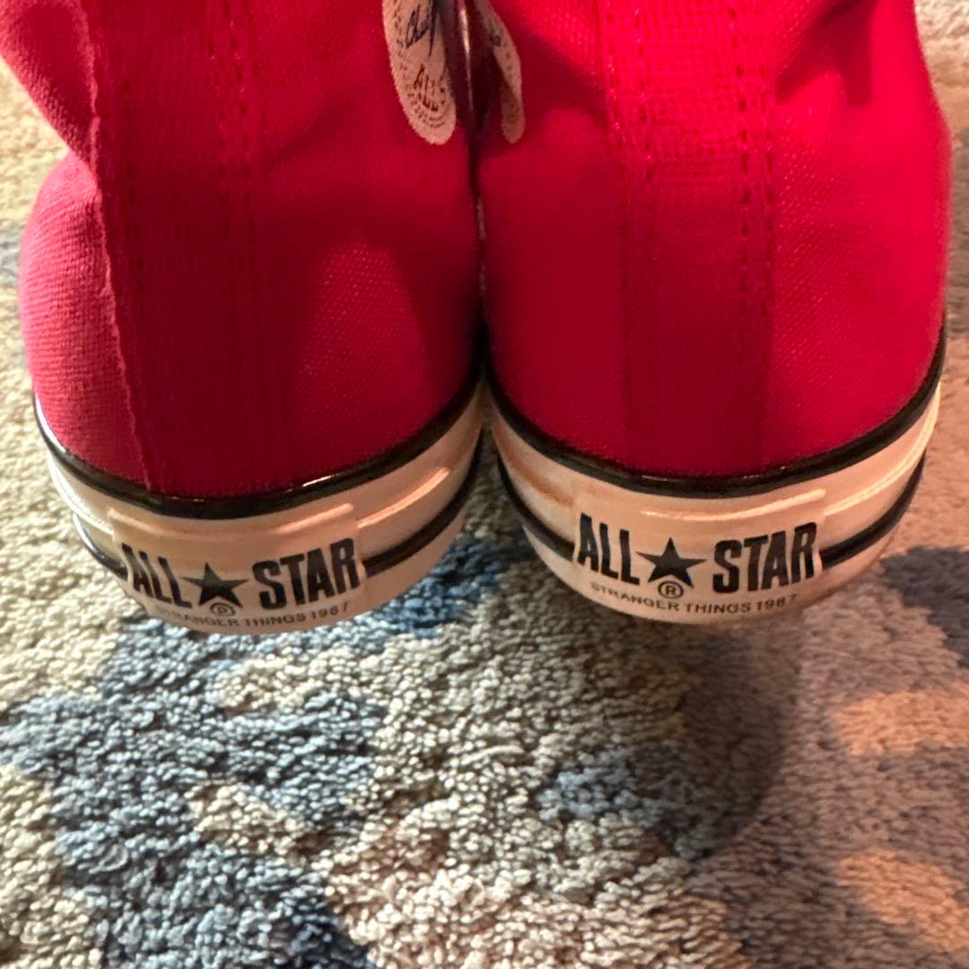 靴 CONVERSE STRANGERTHINGS 5 ALL STAR RED