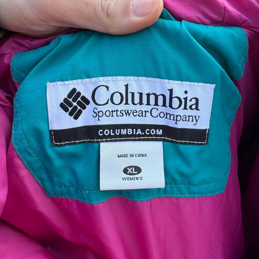 希少Colombia hooded puffer jacket ダウンジャケット