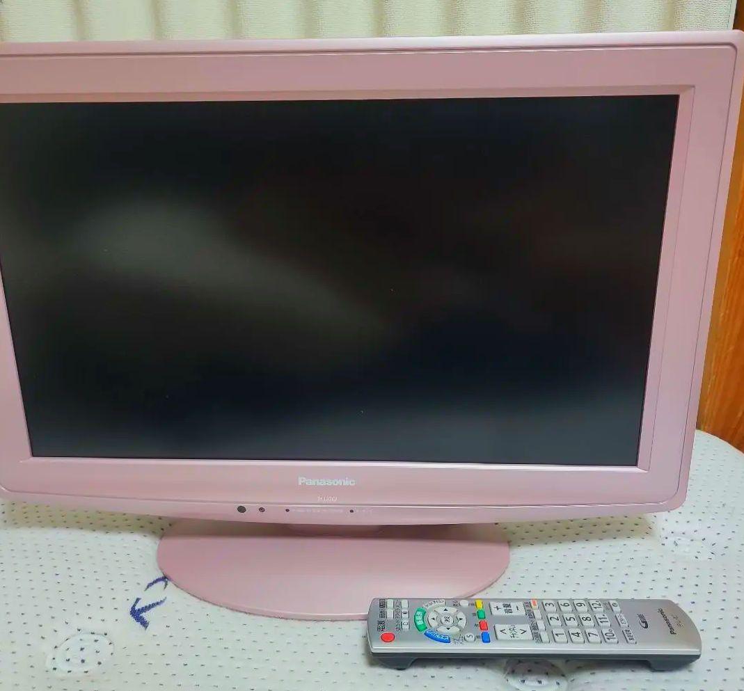 Panasonic ピンクテレビとリモコンセット