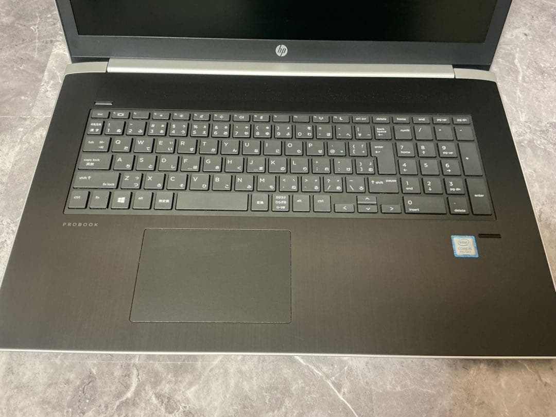 HP ProBook 大画面17インチcorei5 第8世代 新品SSD256