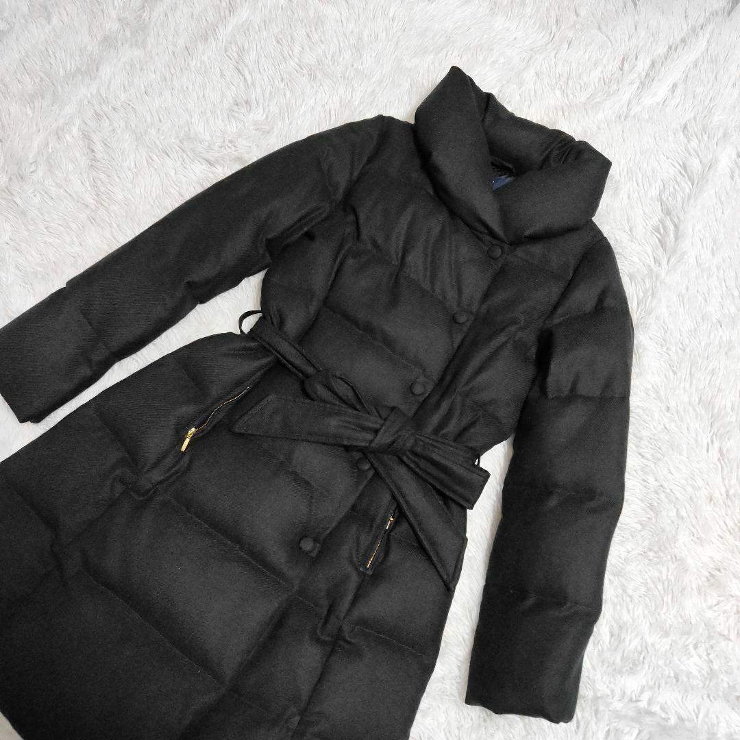 SHIPS シップス最高級シルクカシミヤ生地ダウンコート　38 M