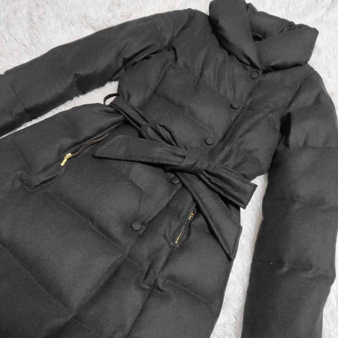 SHIPS シップス最高級シルクカシミヤ生地ダウンコート　38 M