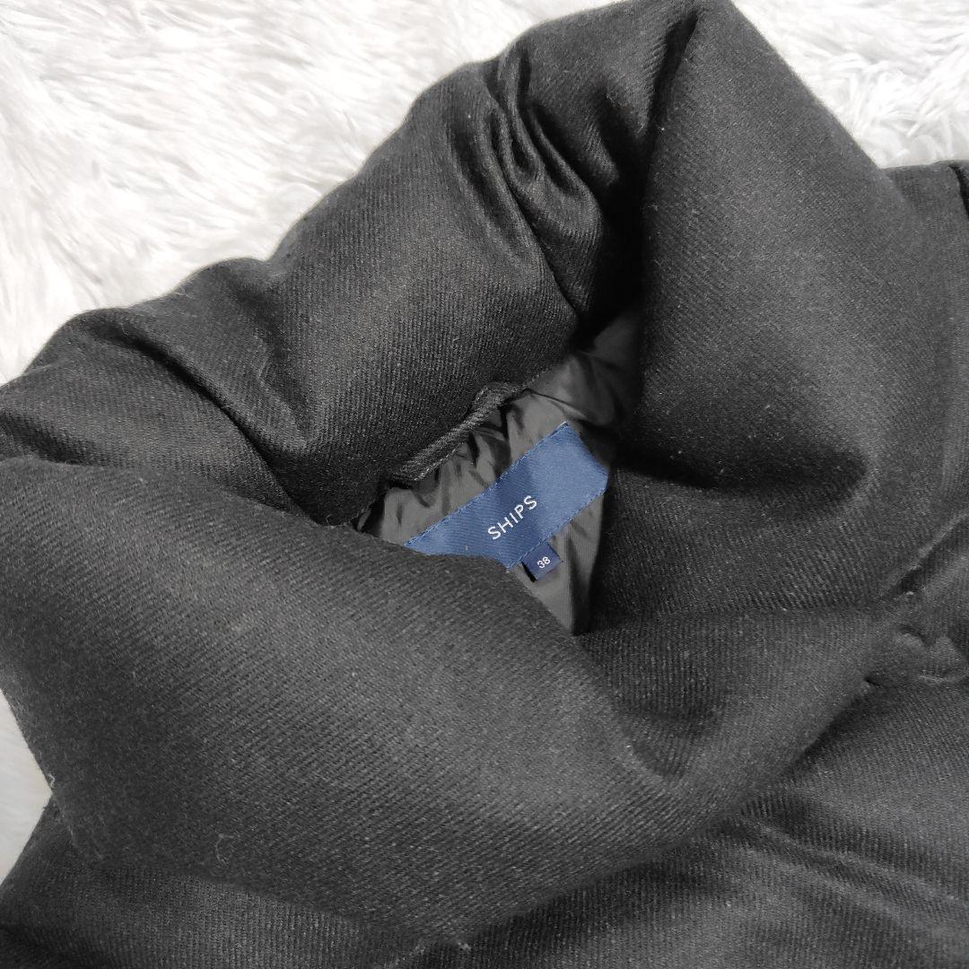 SHIPS シップス最高級シルクカシミヤ生地ダウンコート　38 M