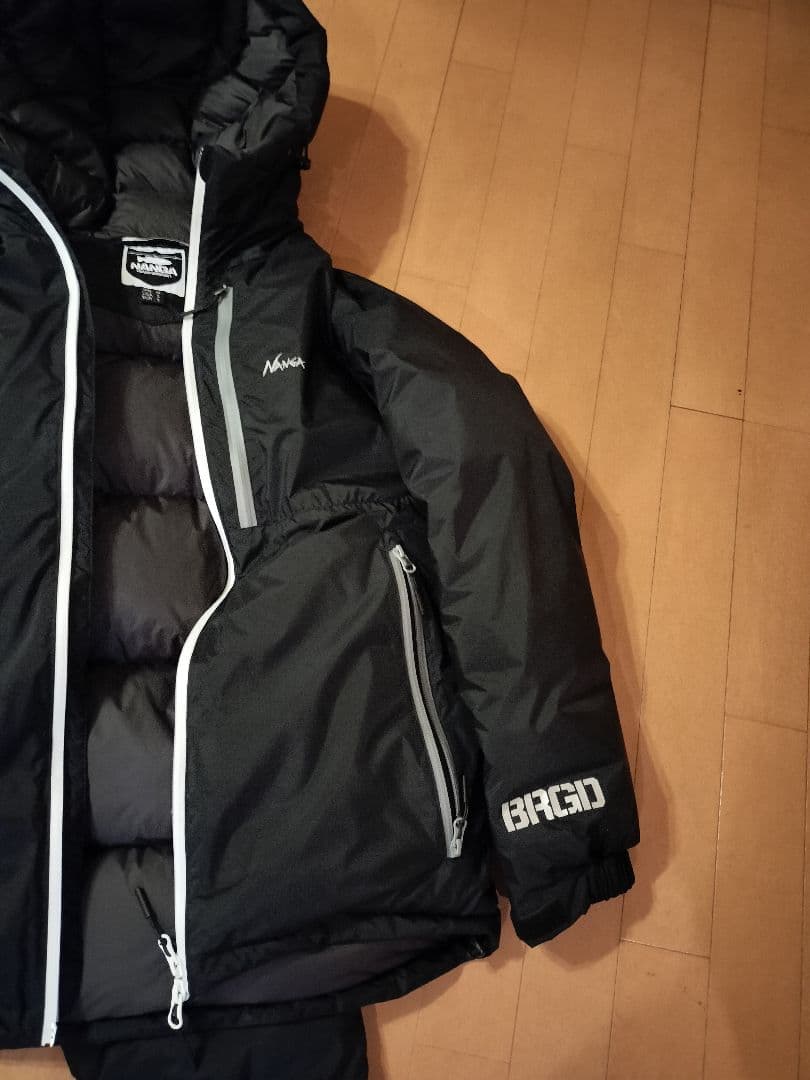 ナンガ×バスブリゲード オーロラダウン　パンツ　セット　Mサイズ