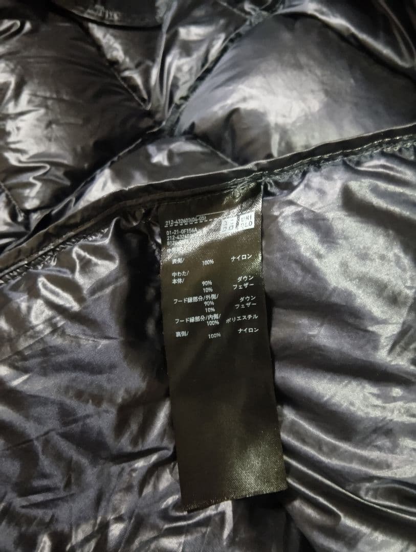 ユニクロ＋J ジルサンダーロングダウンコートXLブラック