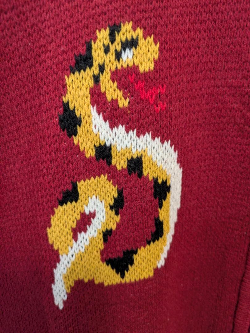 スカジャン風 ニットカーディガン●サイズXXL●（商品番号51204）