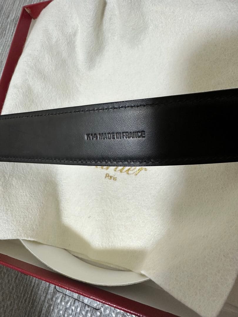 ブ*ジ様 正規品 must de Cartier ベルト レザー 全長126cm