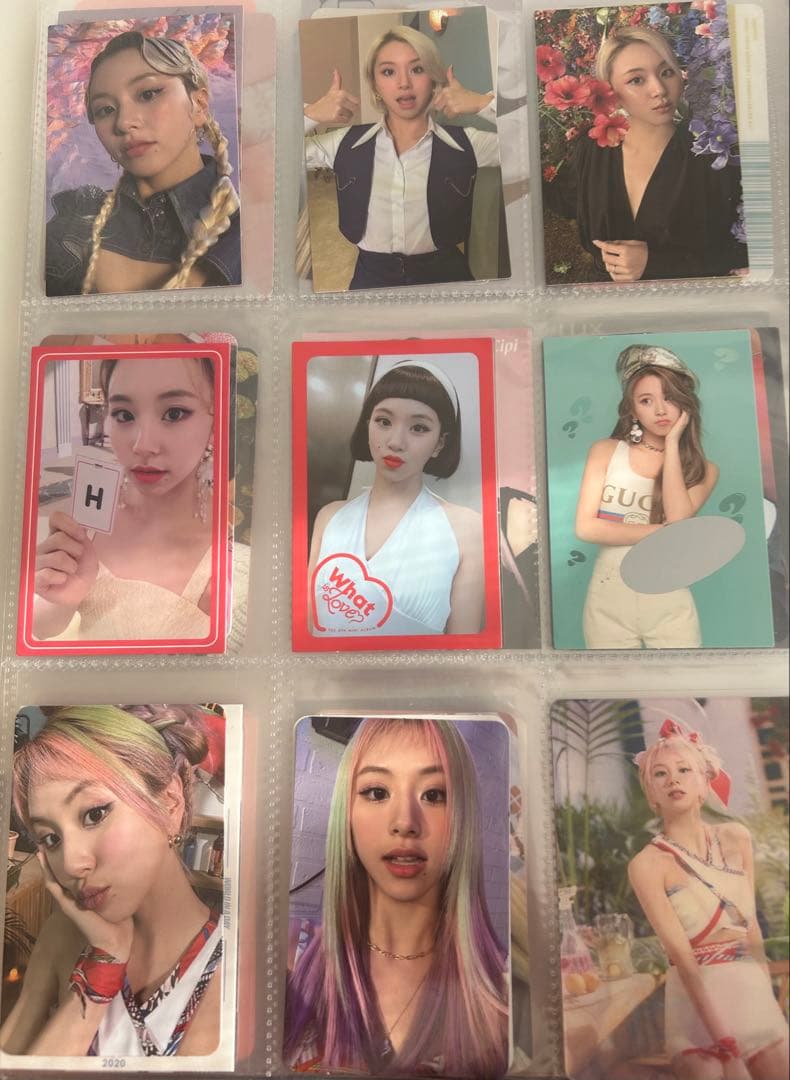 TWICE チェヨン トレカ セット