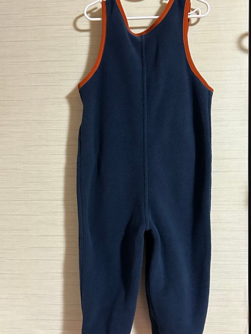 patagonia フリース　オーバーオール シンチラ ネイビー/オレンジ