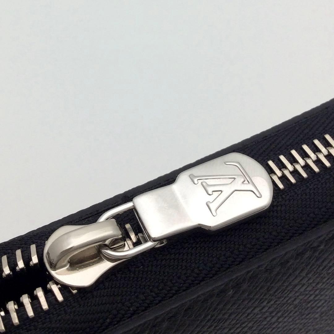 ルイヴィトン タイガ メンズ 黒 長財布 ジッピーオーガナイザーNM 新型