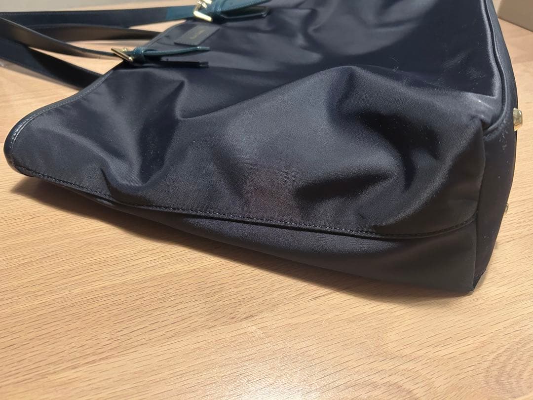 ポールスミス　ネイビー トートバッグ ナイロン製