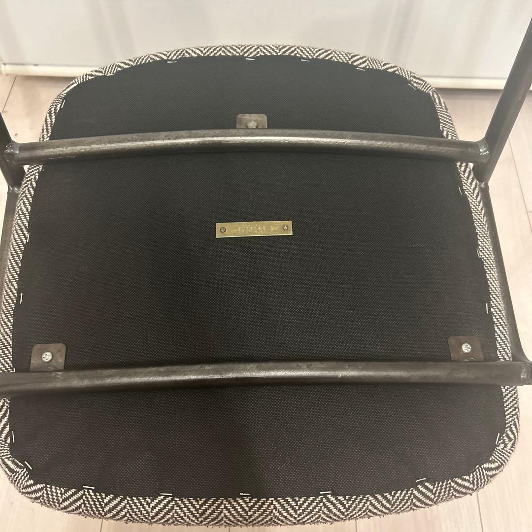 【定価の半額】a.depeche danis ショートアームチェア アイアン