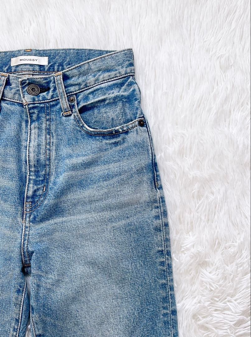 MOUSSY♡MVS FLARE フレア ブーツカットデニム25インチ