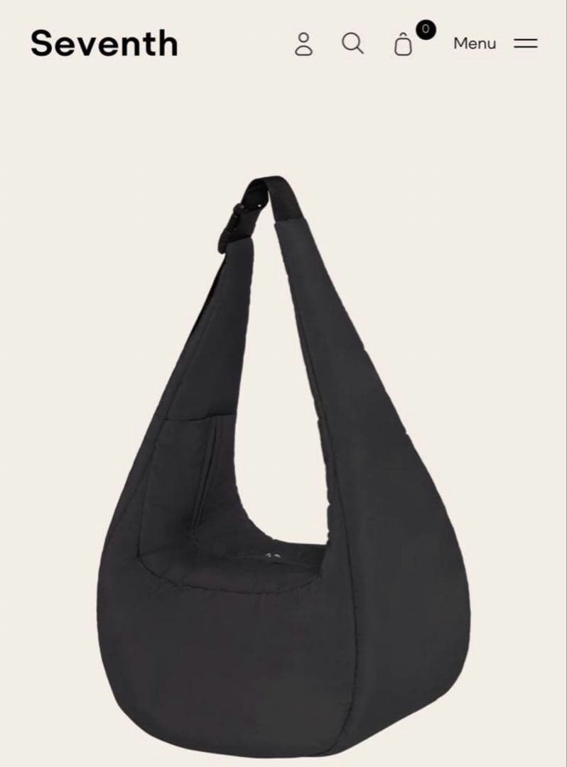 Seventh ショルダーバッグ ブラック