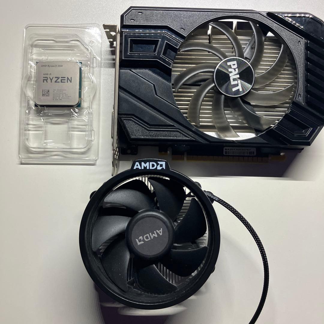 AMD Ryzen5 3500 Palit GTX1650SUPERセット