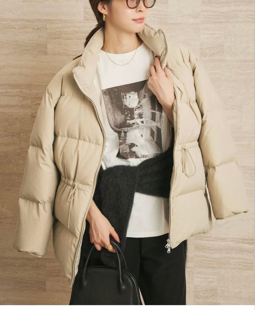 新品・未開封Plage HAKUU ハクウ別注ダウンジャケット　ベージュ　38