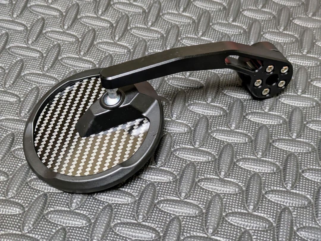 汎用カーボン バーエンドミラー