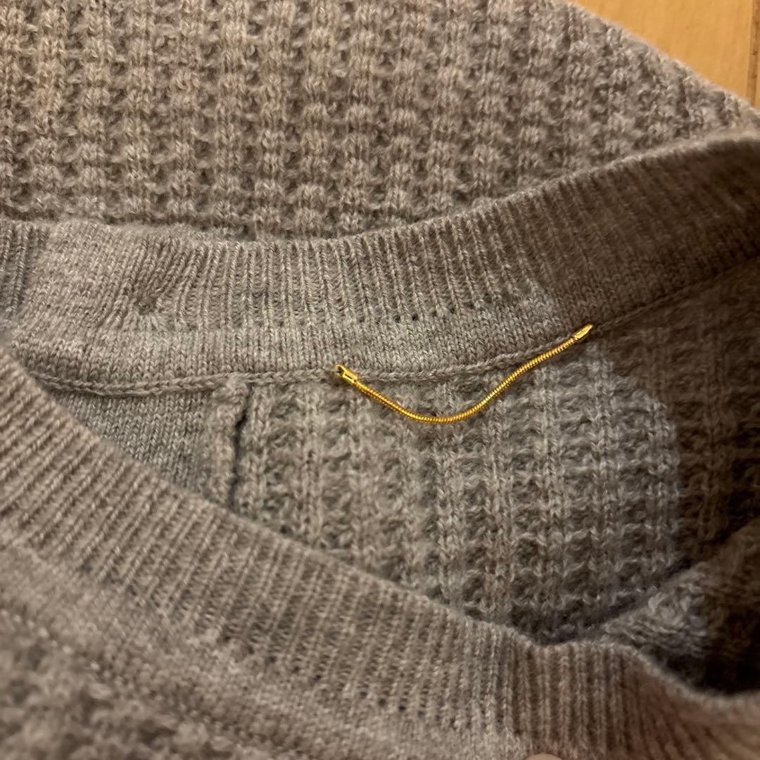 L'Appartement アパルトモン カシミヤ混 サーマルニット ベージュ