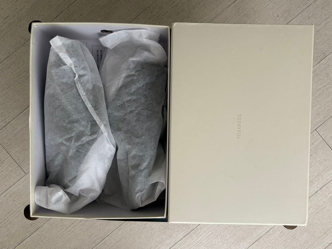 TODAYFUL squaretoe leather sabot 37 サボ