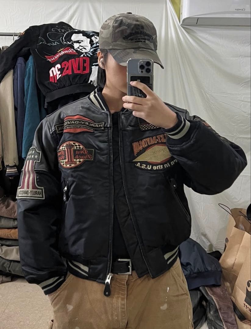 出品期間〜2\1 Harley-Davidson レザージャケット スタジャン