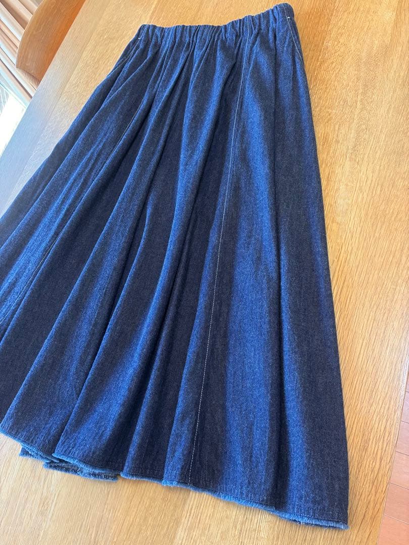 ババグーリ　柔らかで軽い着心地のデニムセットアップ　ヨーガンレール