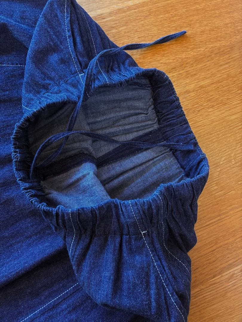 ババグーリ　柔らかで軽い着心地のデニムセットアップ　ヨーガンレール