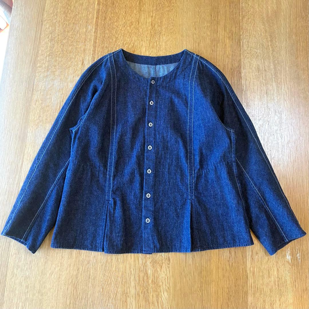 ババグーリ　柔らかで軽い着心地のデニムセットアップ　ヨーガンレール