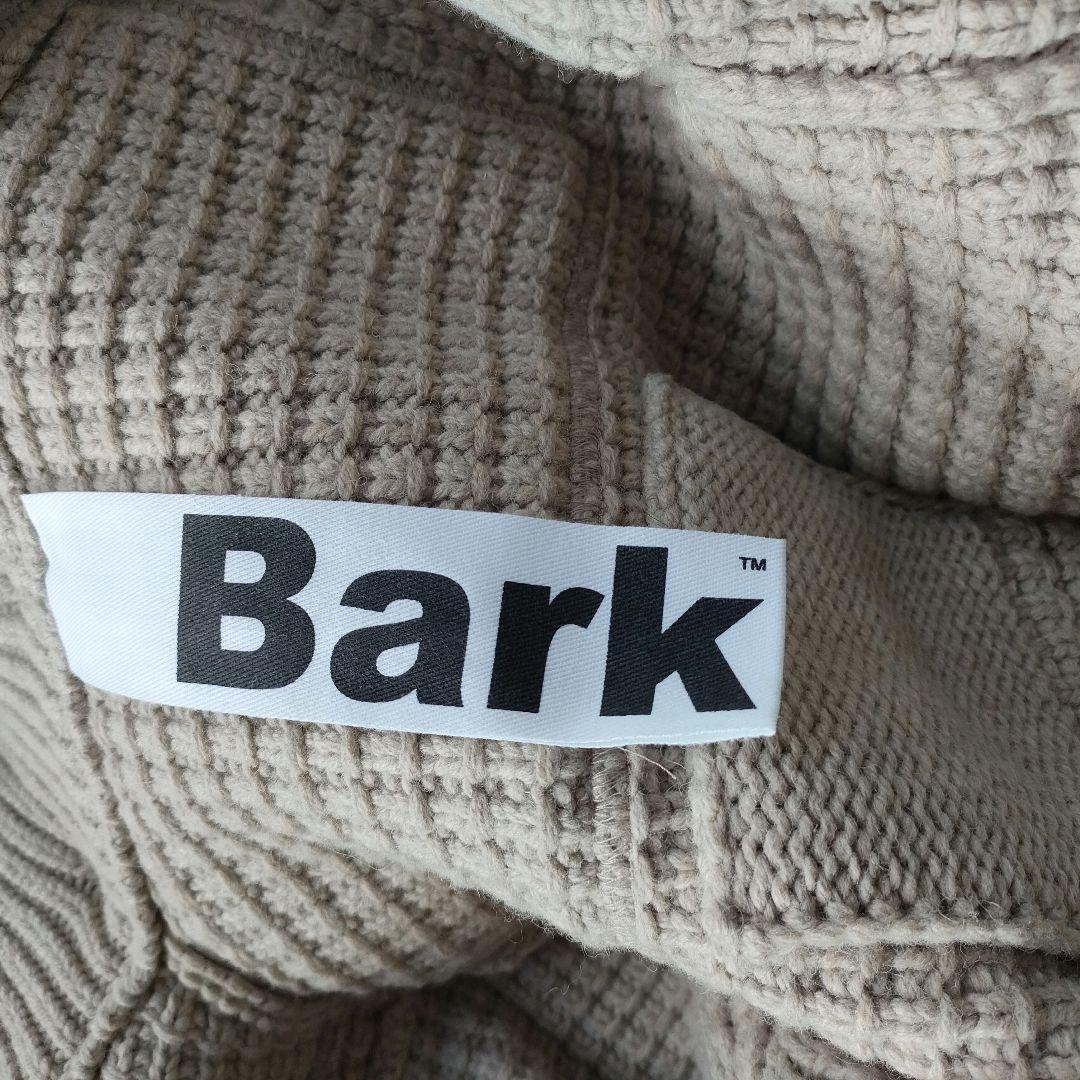 【新品未使用】BARK バーク ニットダッフルコート 取り外可フード Ｓ サンド