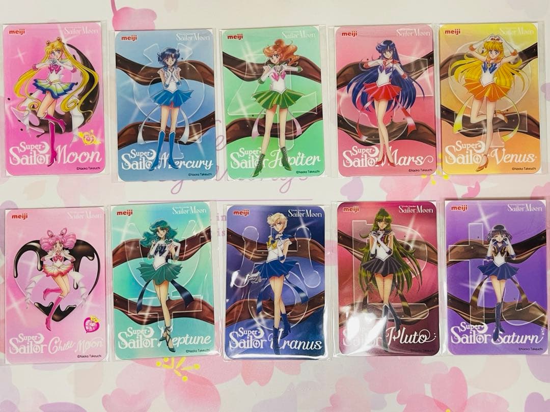 明治×『美少女戦士セーラームーン』　クリアカードセット　即購入可