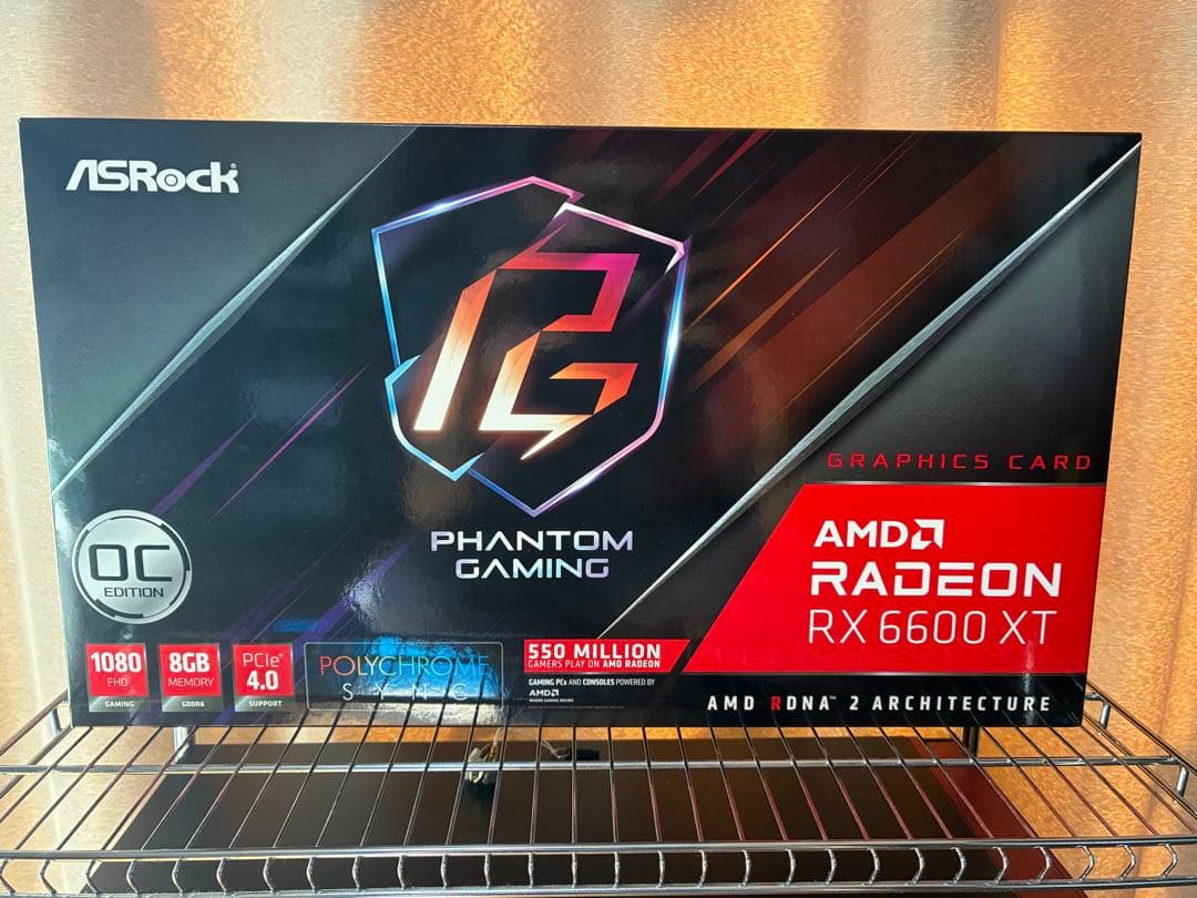 グラフィックボード・グラボ・ビデオカード ASRock Radeon RX 6600 XT OC Edition