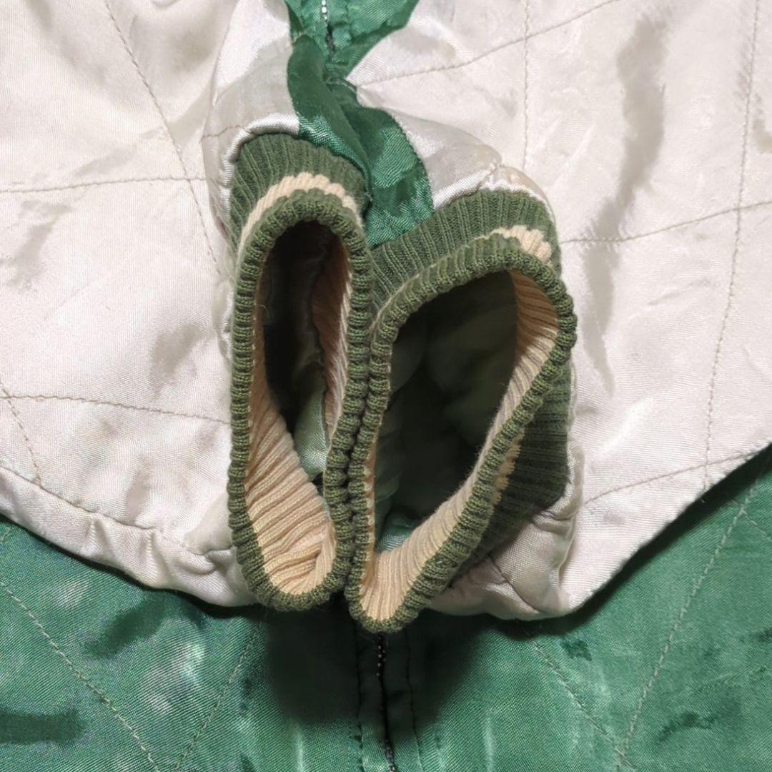 聖林公司◆バタフライ刺繍 サテン リバーシブル スカジャン 日本製 2