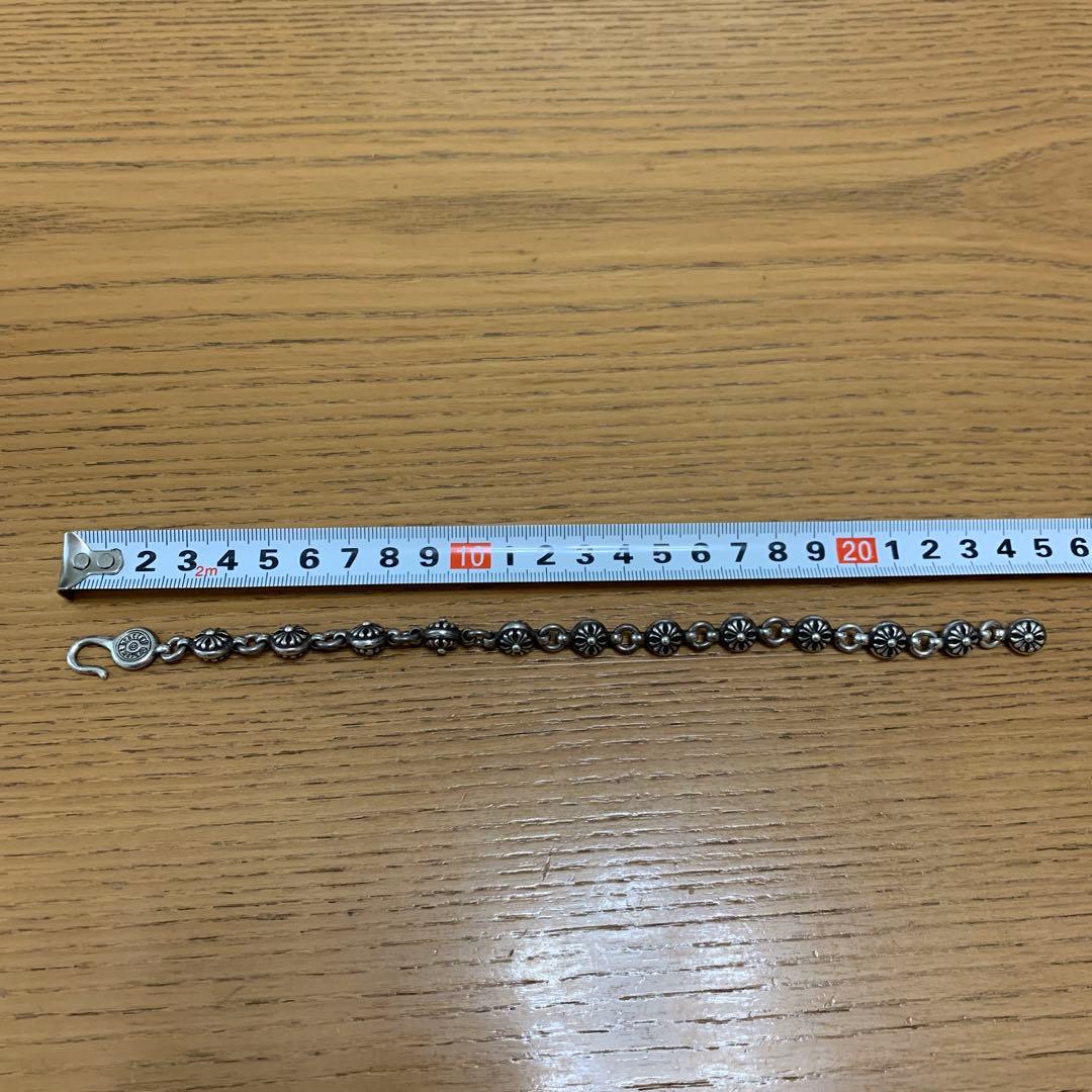 シルバークロスボールブレスレット