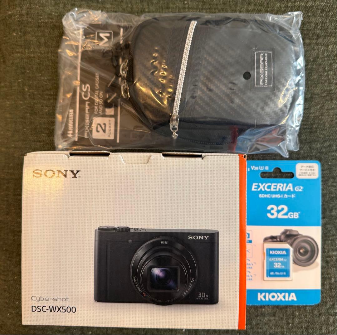 【新品】SONY Cyber-shot DSC-WX500 B 30倍ズーム