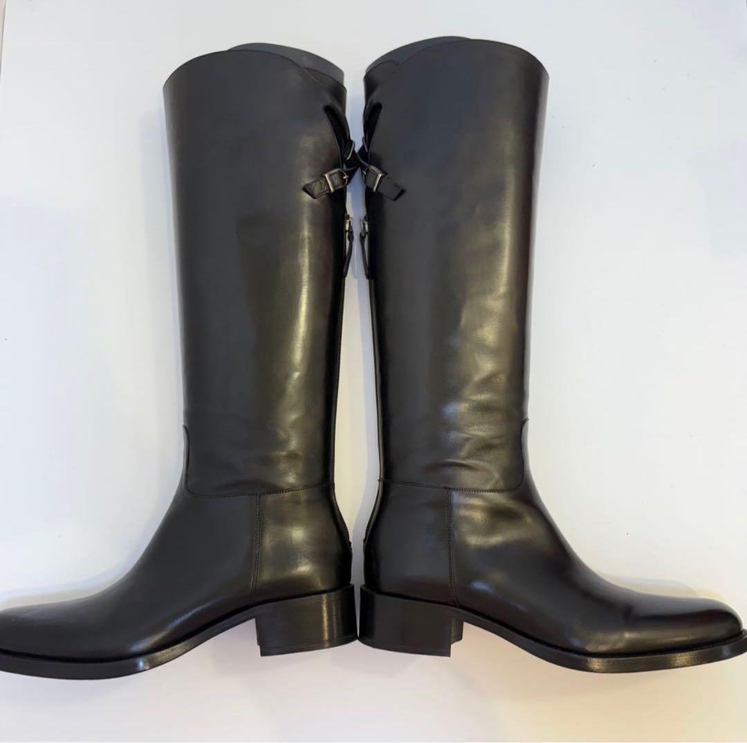 【美品】サルトル シングルバックベルトブーツ 37