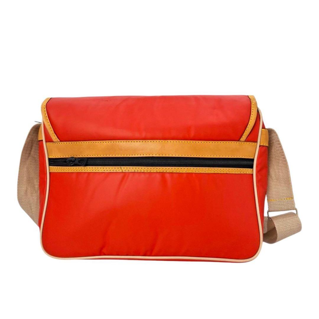 希少カラー　ハンティングワールド　ショルダーバッグ　バチュークロス　赤　6