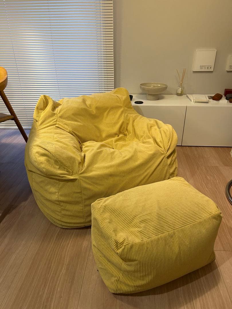 イエロービーズクッションセット