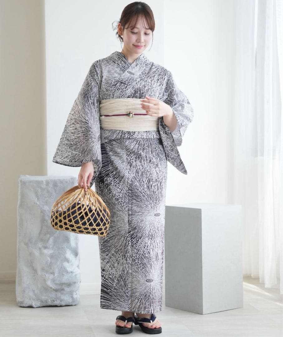 【新品】utatane 浴衣　帯　下駄3点セット utataneオリジナル