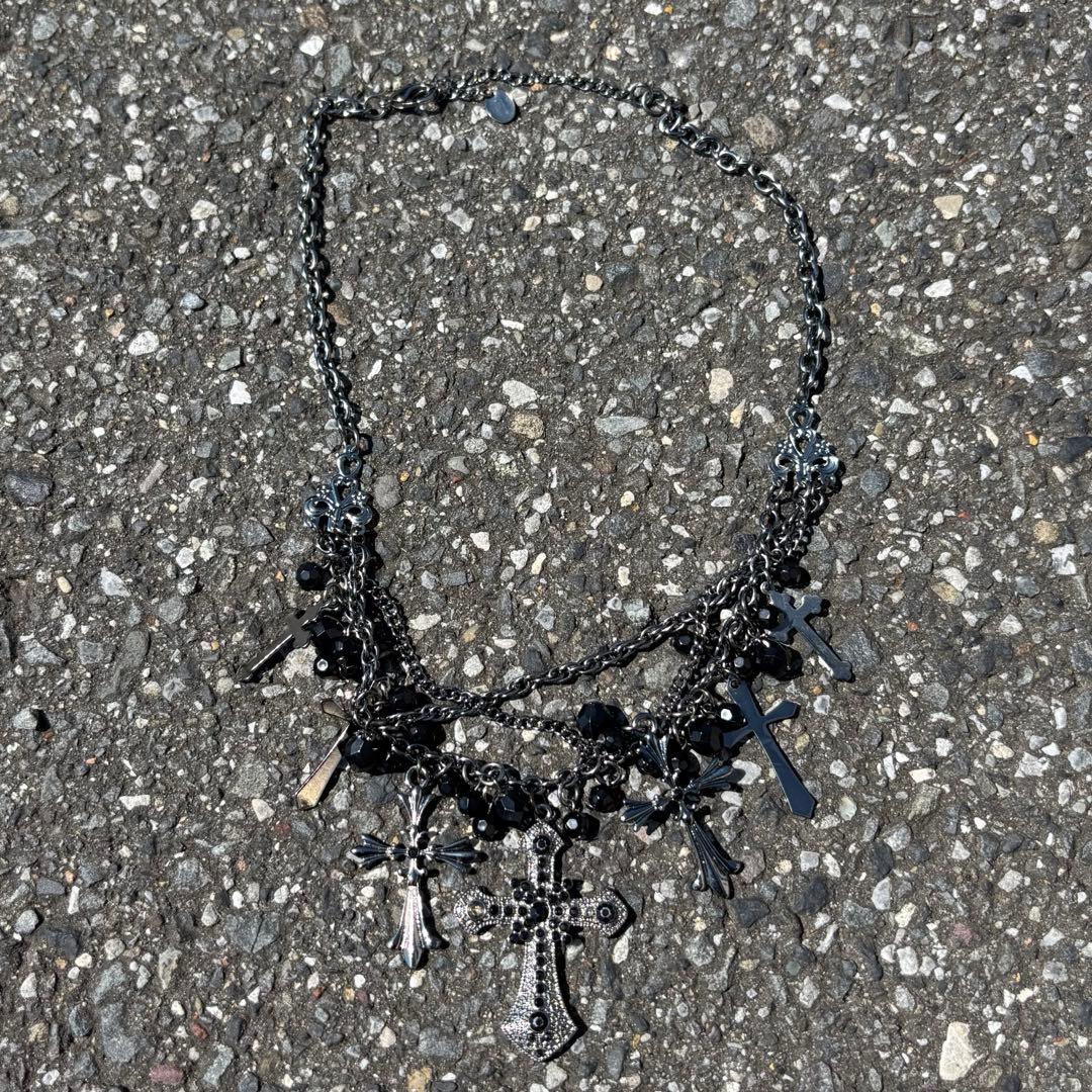 archive ネックレス　y2k 00s グランジ　クロス　十字架　お兄系