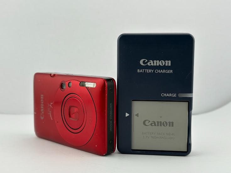 ★良品★ キヤノン CANON IXY DIGITAL 210 IS レッド