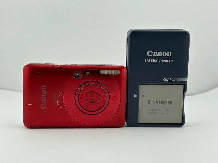 ★良品★ キヤノン CANON IXY DIGITAL 210 IS レッド