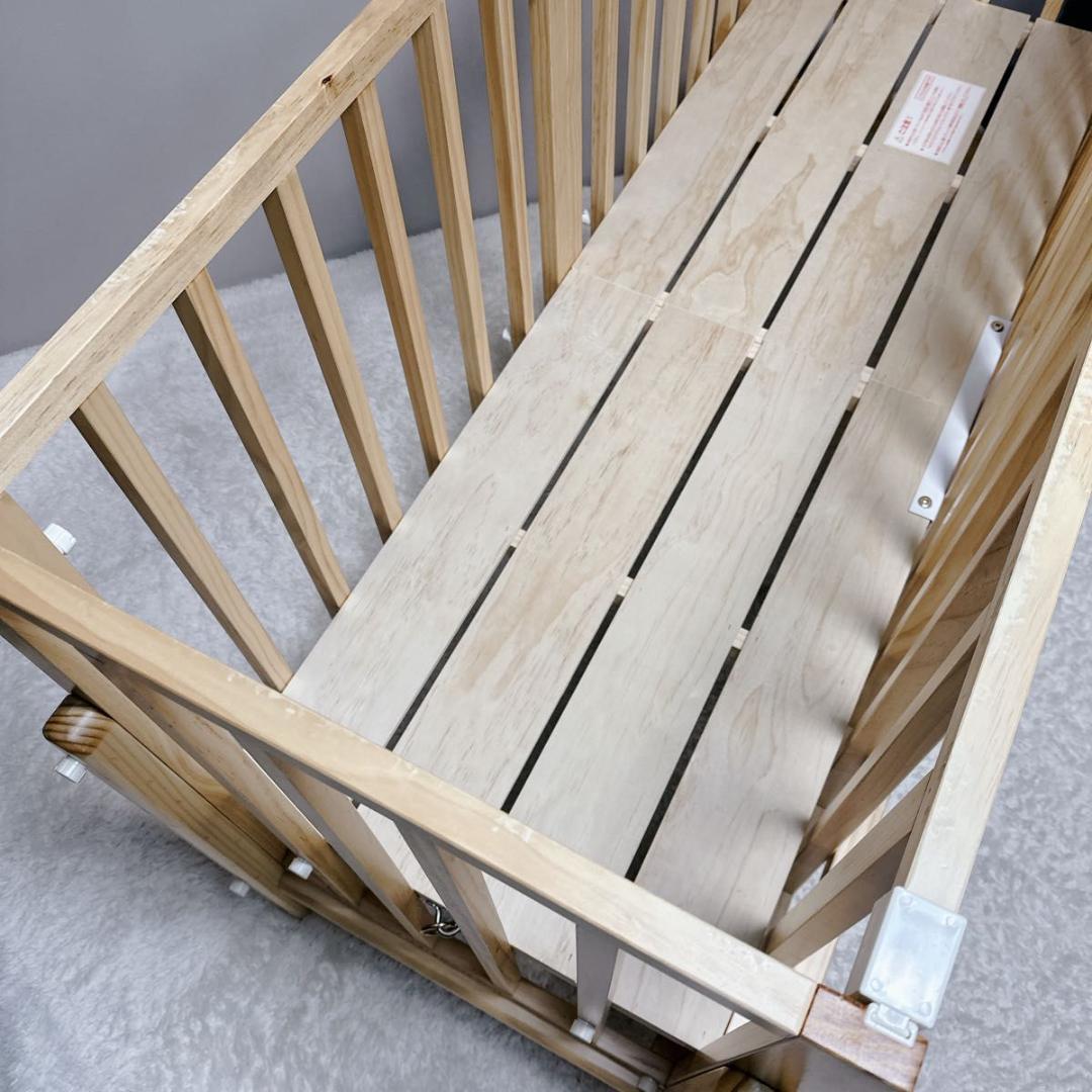 大和屋 yamatoya ベビーベッド そいねーる3 ベビーサークル NA